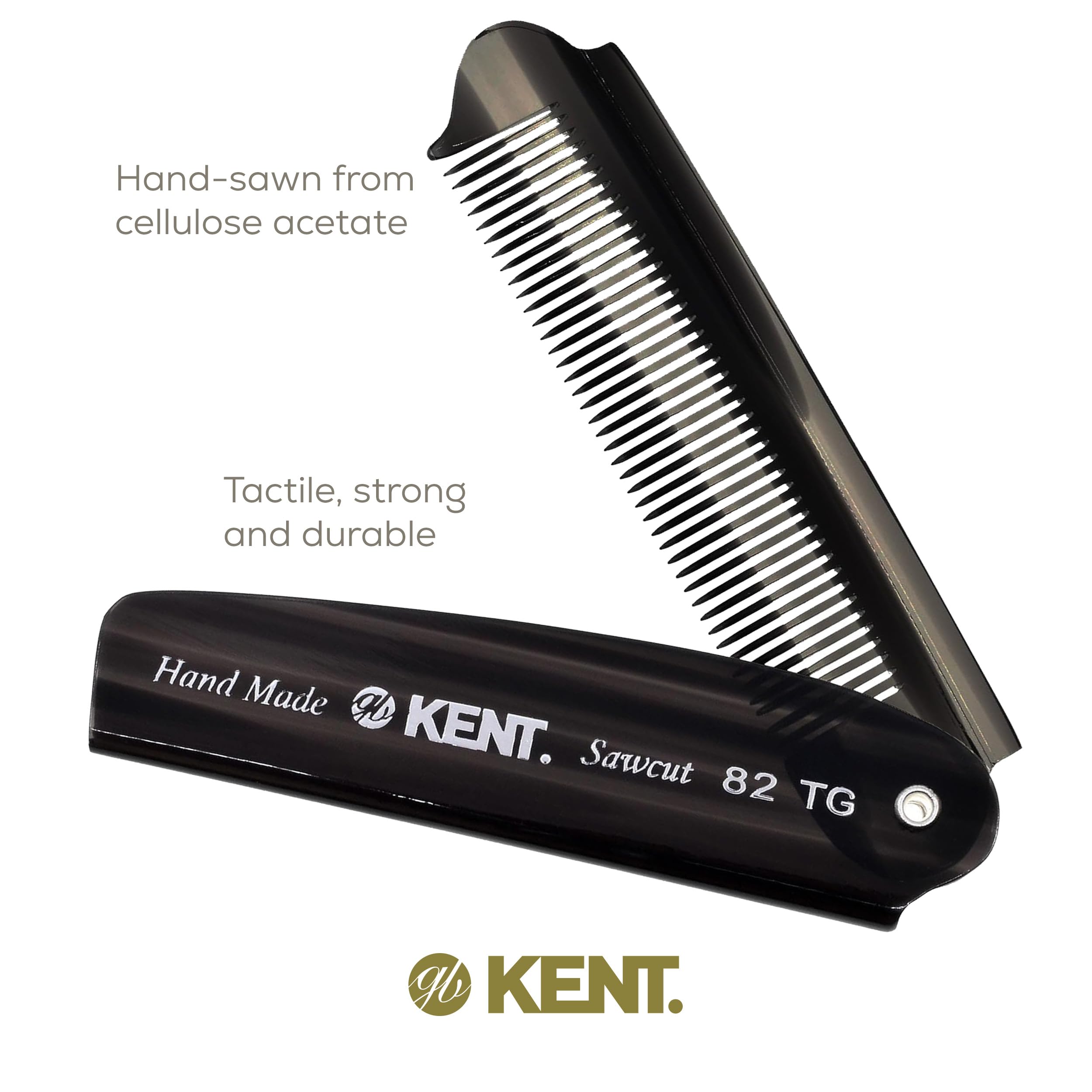 Kent 82T cellulose acetate material reduces static and adds durability