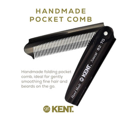 Kent 82T saw-cut teeth detail for gentle, snag-free styling