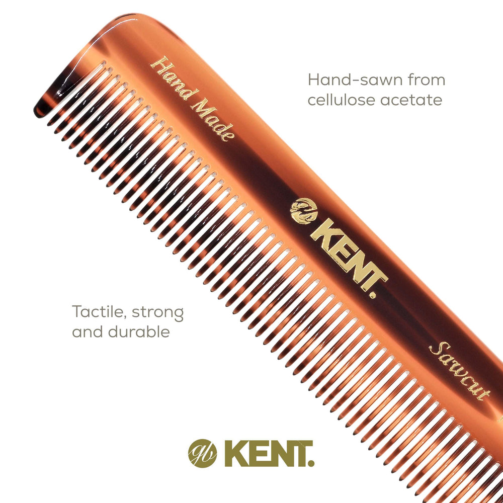 Kent A FOT tortoiseshell travel-compact design fits easily into pockets and bags.