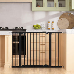 keny baby gate on stairs with auto-close for safety