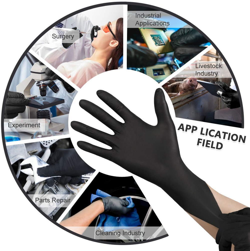 KEOELY nitrile gloves tattoo-artist-use for precise, clean lines.