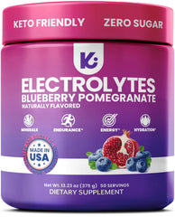 Keppi Electrolytes Blueberry Pomegranate tub ready for daily hydration