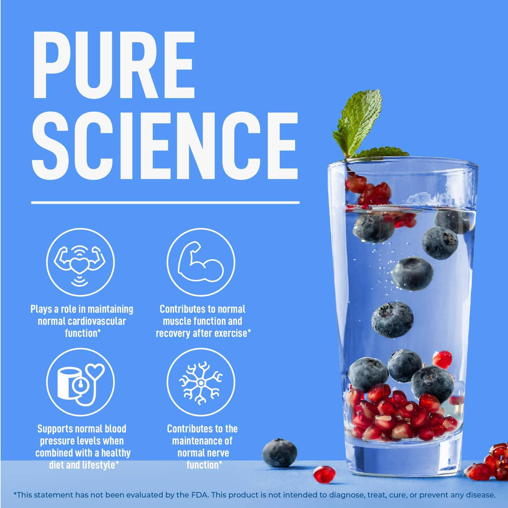 Keppi Electrolytes dissolved powder in water highlighting no artificial aftertaste