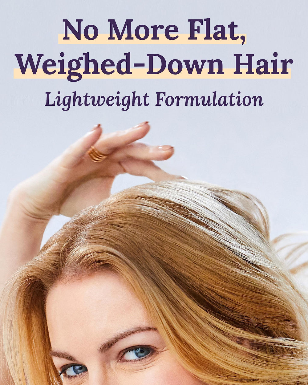 Hair strands appear thicker after using Keranique shampoo