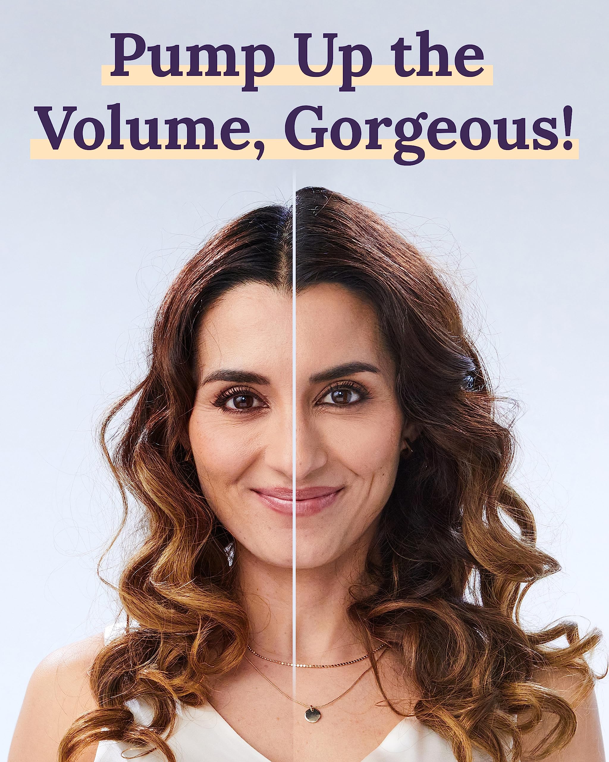 Dispensing pump of Keranique shampoo for easy daily cleansing