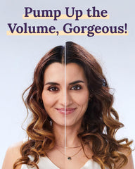 Dispensing pump of Keranique shampoo for easy daily cleansing
