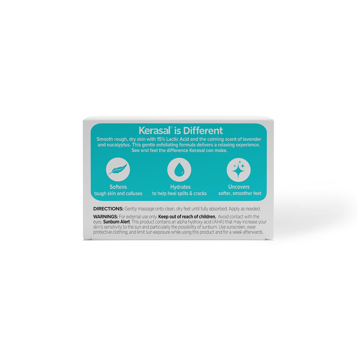 Kerasal foot care outcome showing softer, smoother skin.