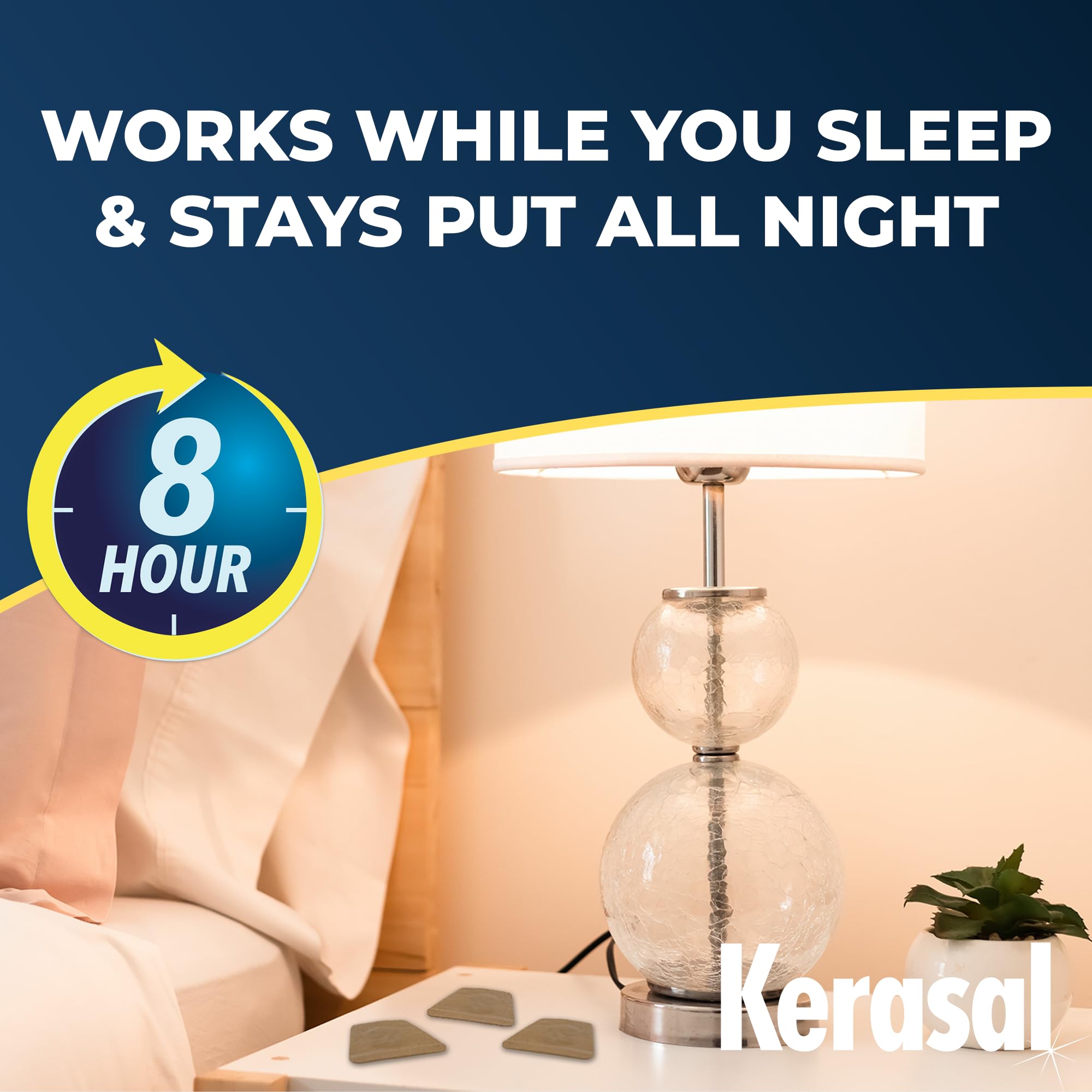 Kerasal Nighttime Renewal patch contributes to healthier-looking nails.