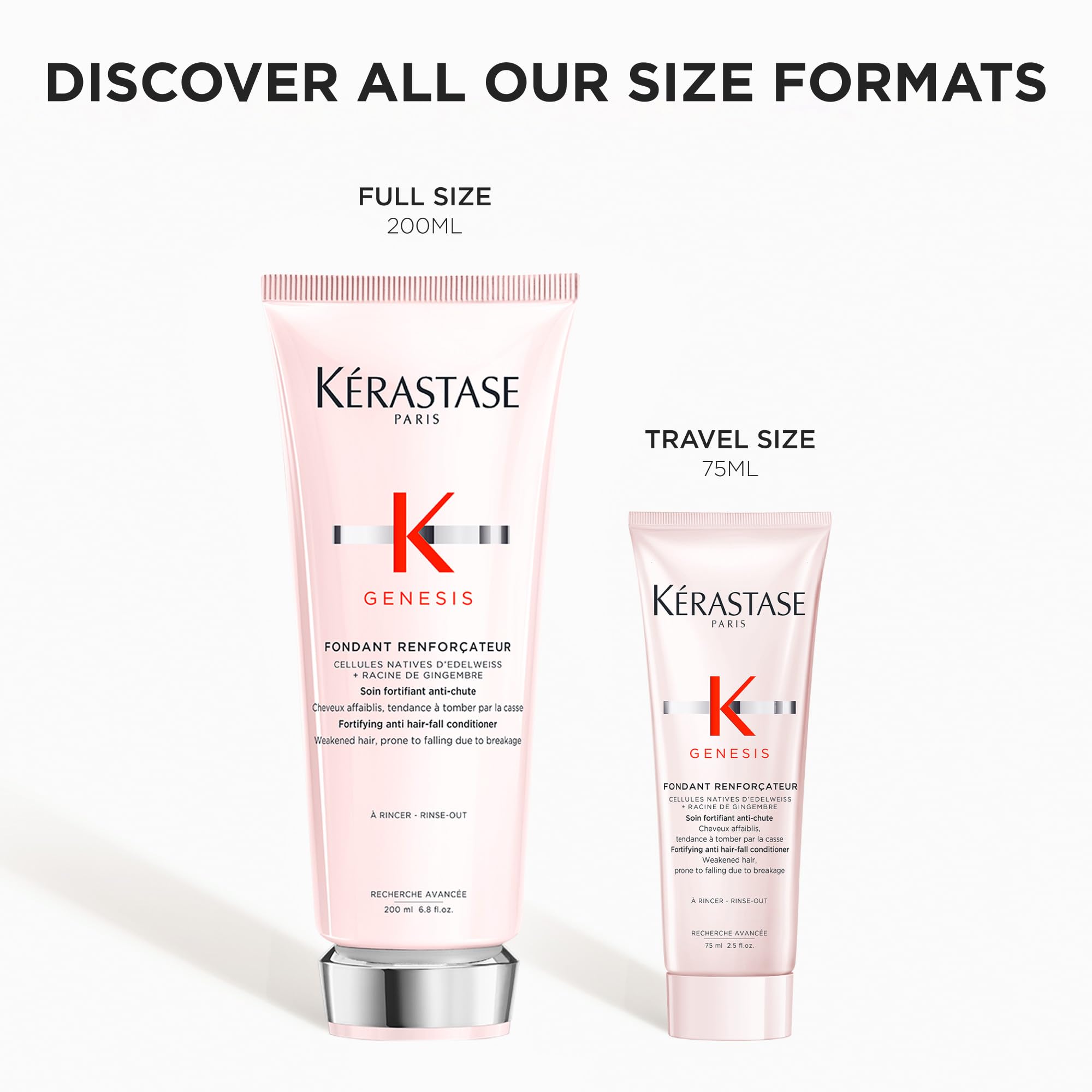 Kerastase Genesis volume shot suggests added body.