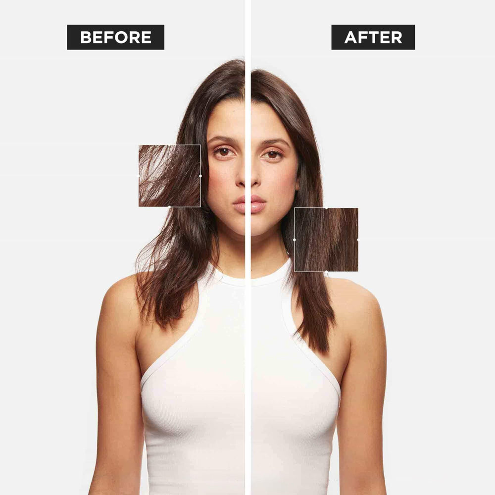 KÉRASTASE Genesis Hydra-Fortifying Shampoo applying to scalp demonstrates lightweight cleansing.
