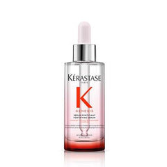 KÉRASTASE Genesis Serum bottle close-up, showcasing a lightweight, non-greasy formula.
