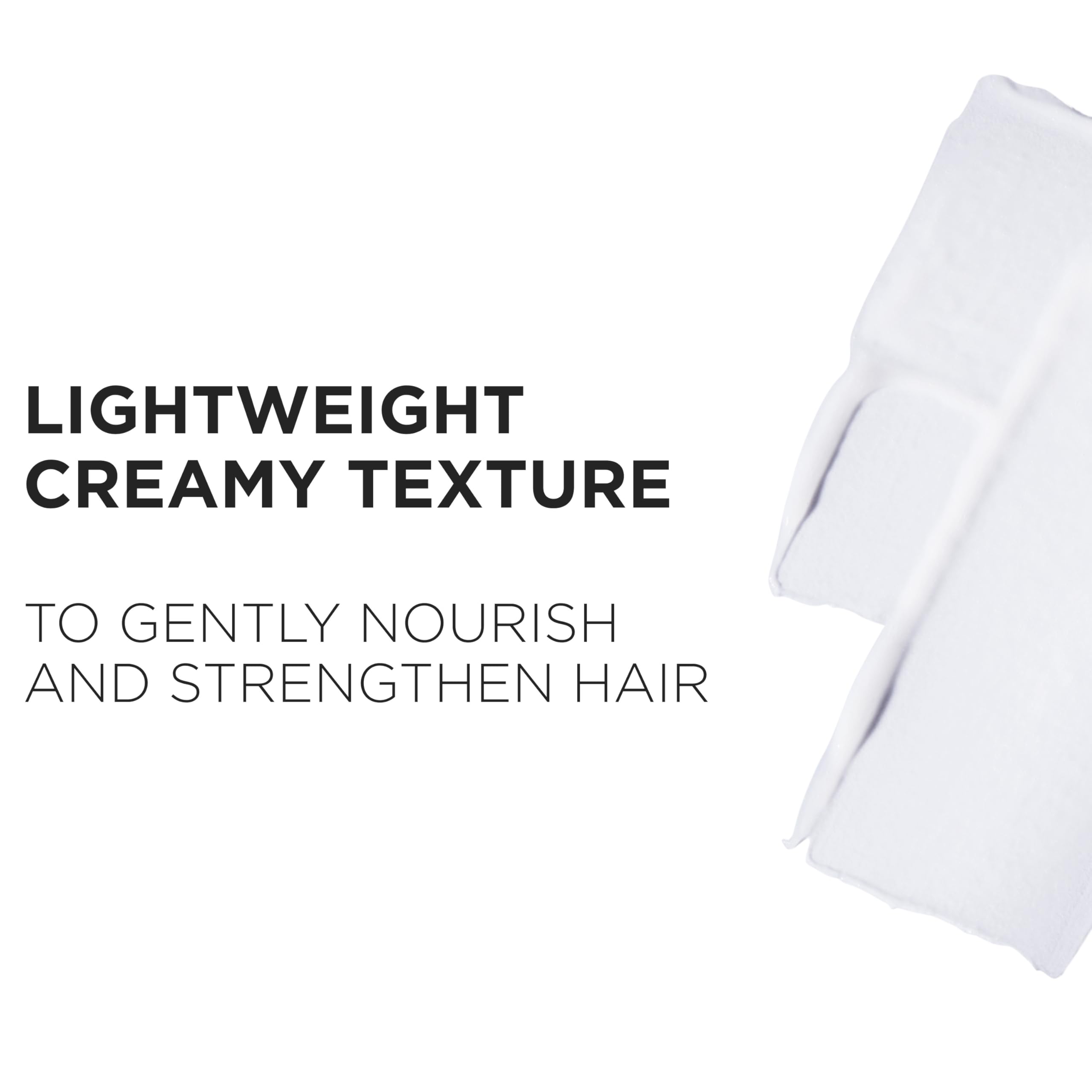 Applied to towel-dried hair for immediate strength and softness with Genesis