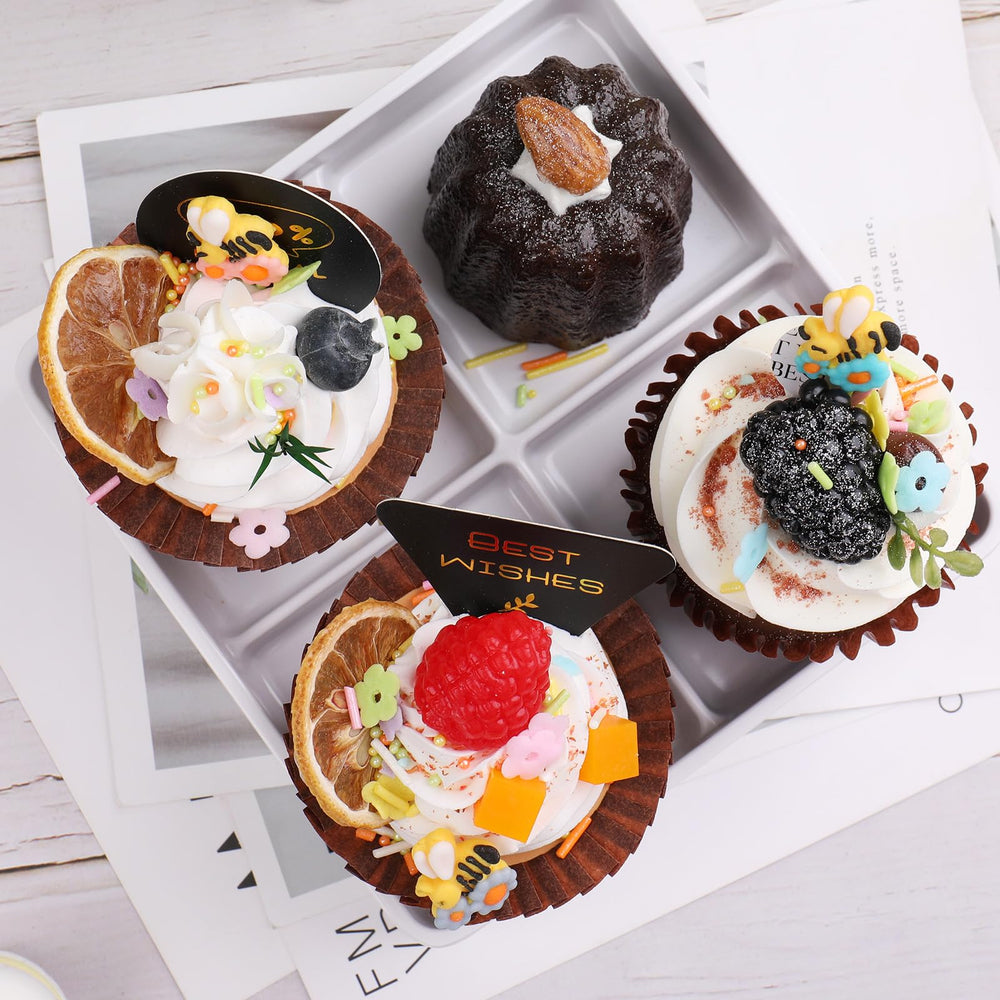 Kercky ice cream and donut toppings offer eye-catching splashes of color.