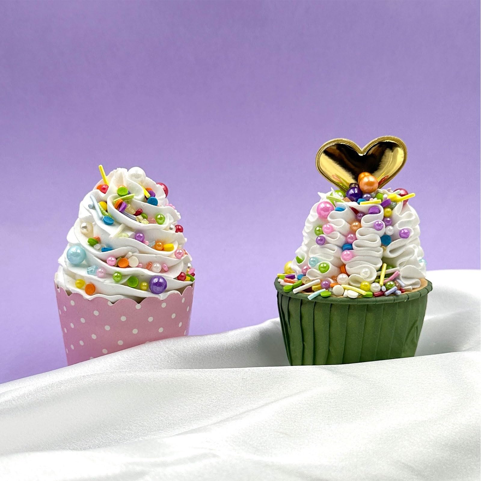 Kercky Rainbow Sprinkles displayed at a birthday party dessert table