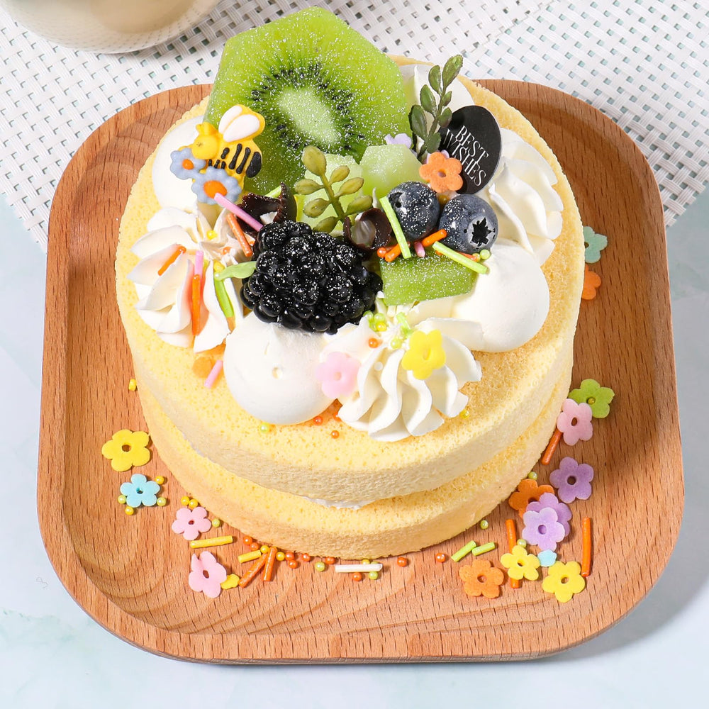 Kercky resealable container helps keep sprinkles fresh and mess-free.