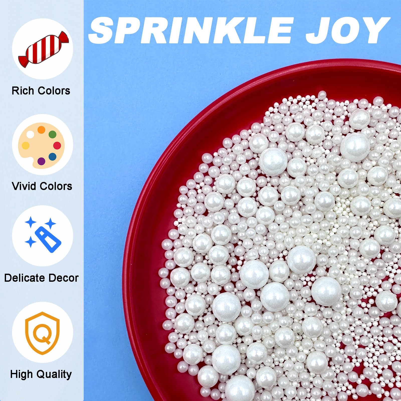 Kercky Sprinkles add crunch and shine to desserts.