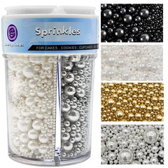 Kercky Sprinkles metallic hues on cake add radiant shimmer for celebrations