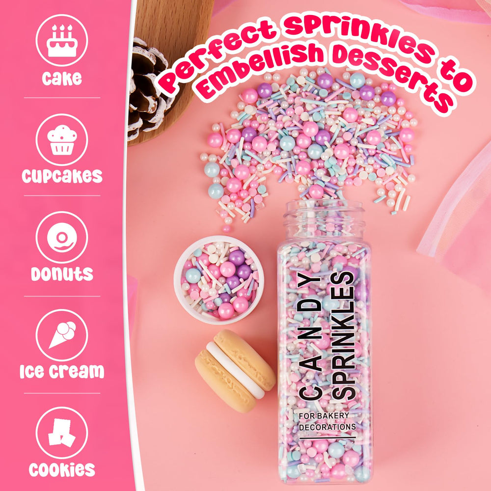 Kercky pastel-mix-cake-decorating enhances overall dessert presentation.