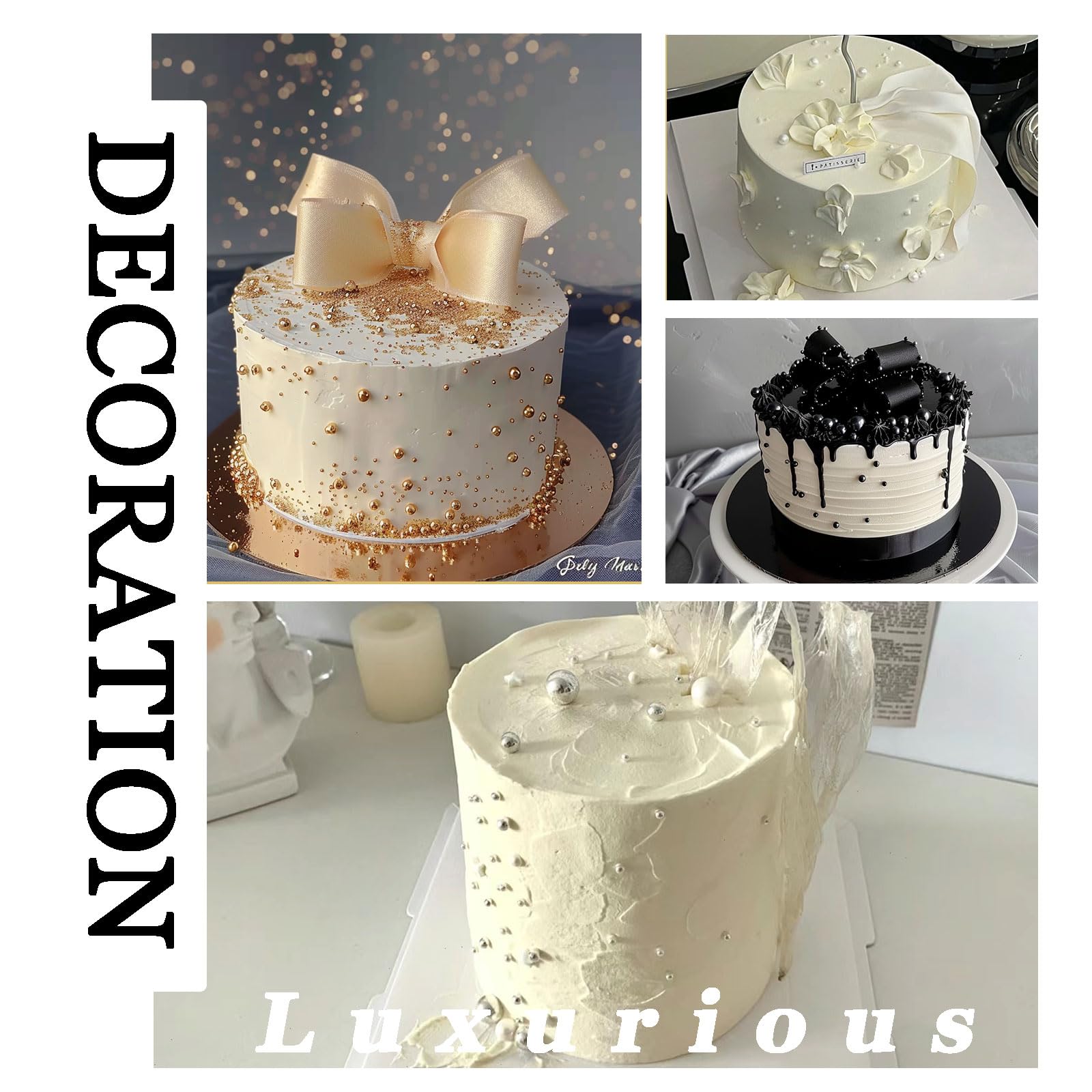 Kercky Sprinkles silver shimmer accents elevate cookies with a metallic touch