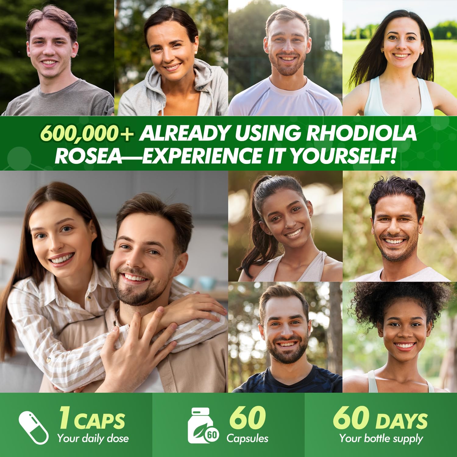 Kereeao Vegetarian capsules pack emphasizes plant-based formulation