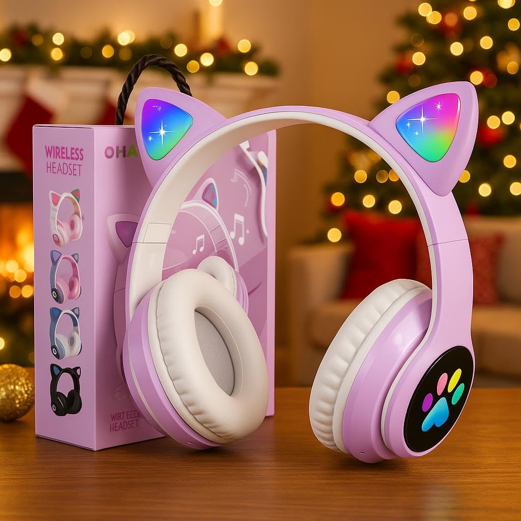 KERHAND colorful ear cushions enhance style and comfort.