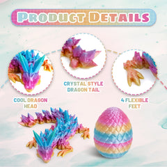 KERIDAZPLY crystal dragon inside reveals a whimsical centerpiece for desks and shelves.