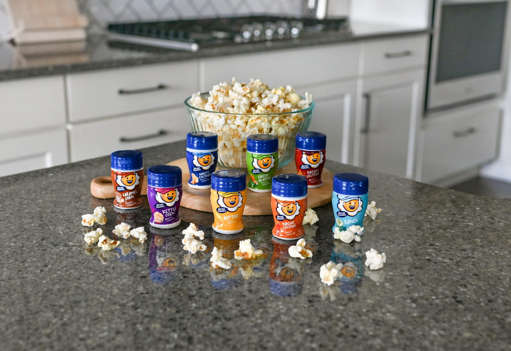 Kernel Season's Butter mini jar creates classic popcorn with savory richness
