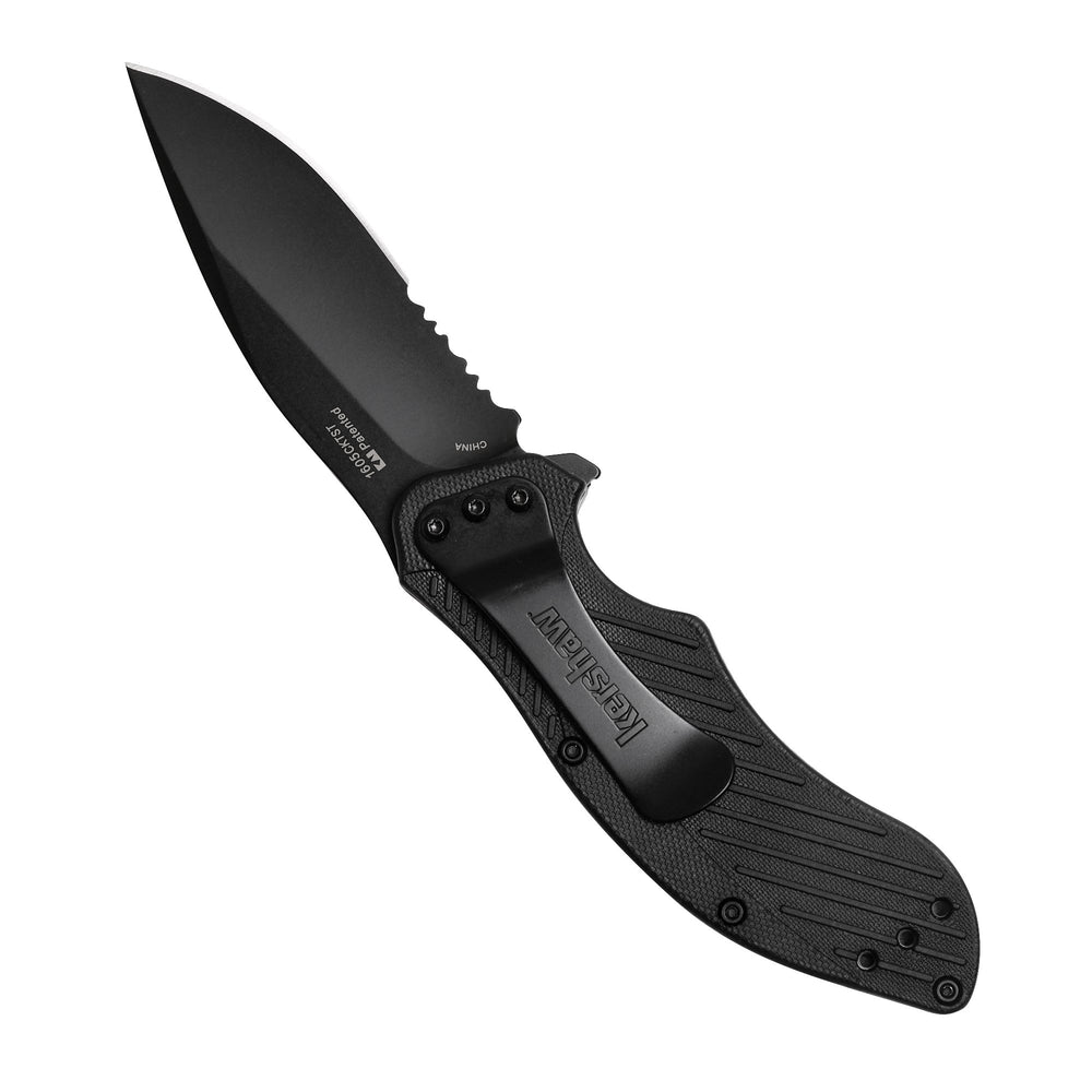 Kershaw Clash reversible pocketclip supports right-handed tip-up or tip-down carry.