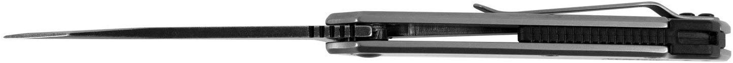 Kershaw Misdirect reverse-tanto blade emphasizes durability and edge retention.