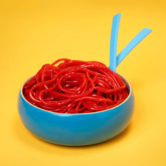 Kervan Bebeto strawberry licorice laces offer a soft, chewy bite for meals and gatherings.