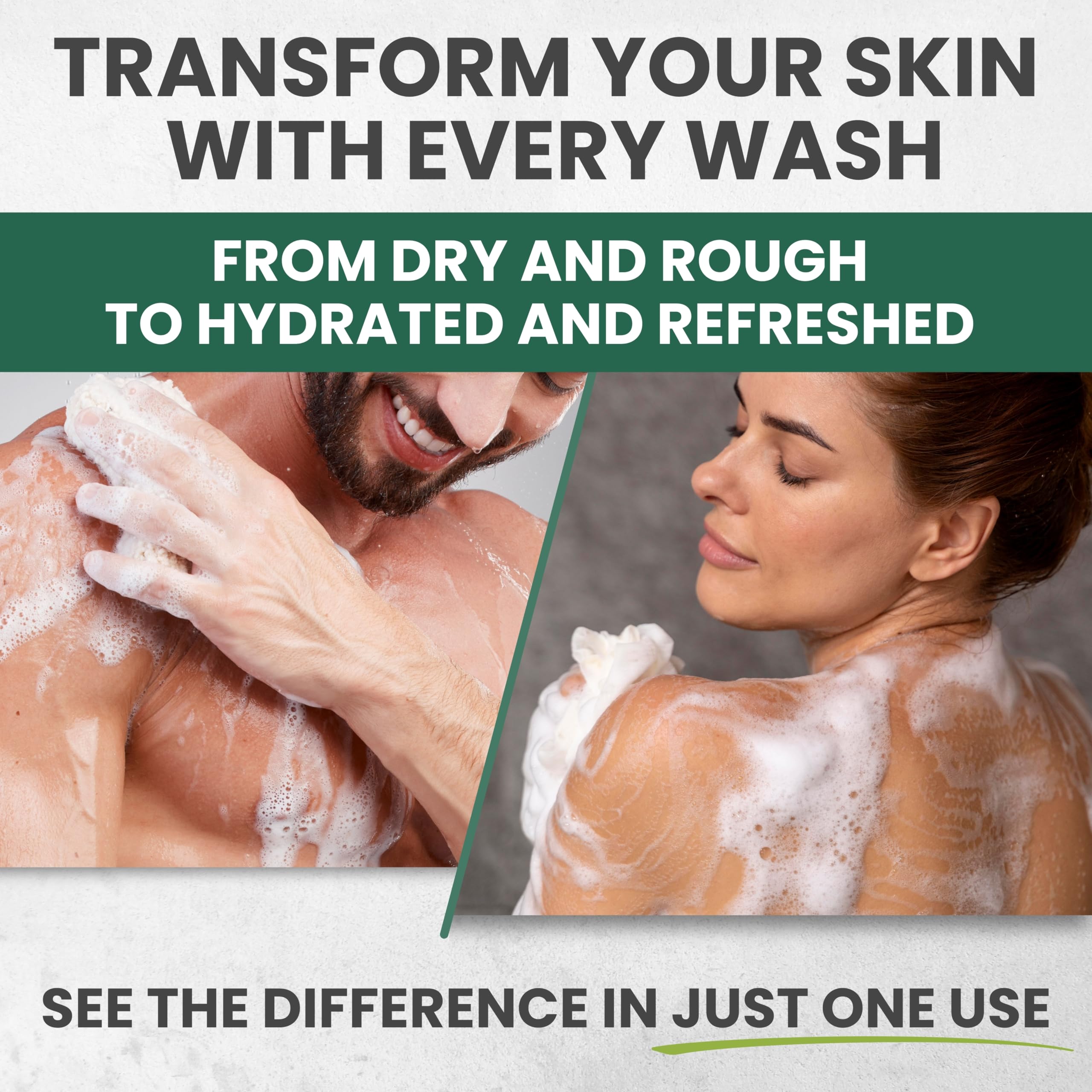 KESMEDIK Tea Tree Body Wash features aloe vera and eucalyptus for soothing care.