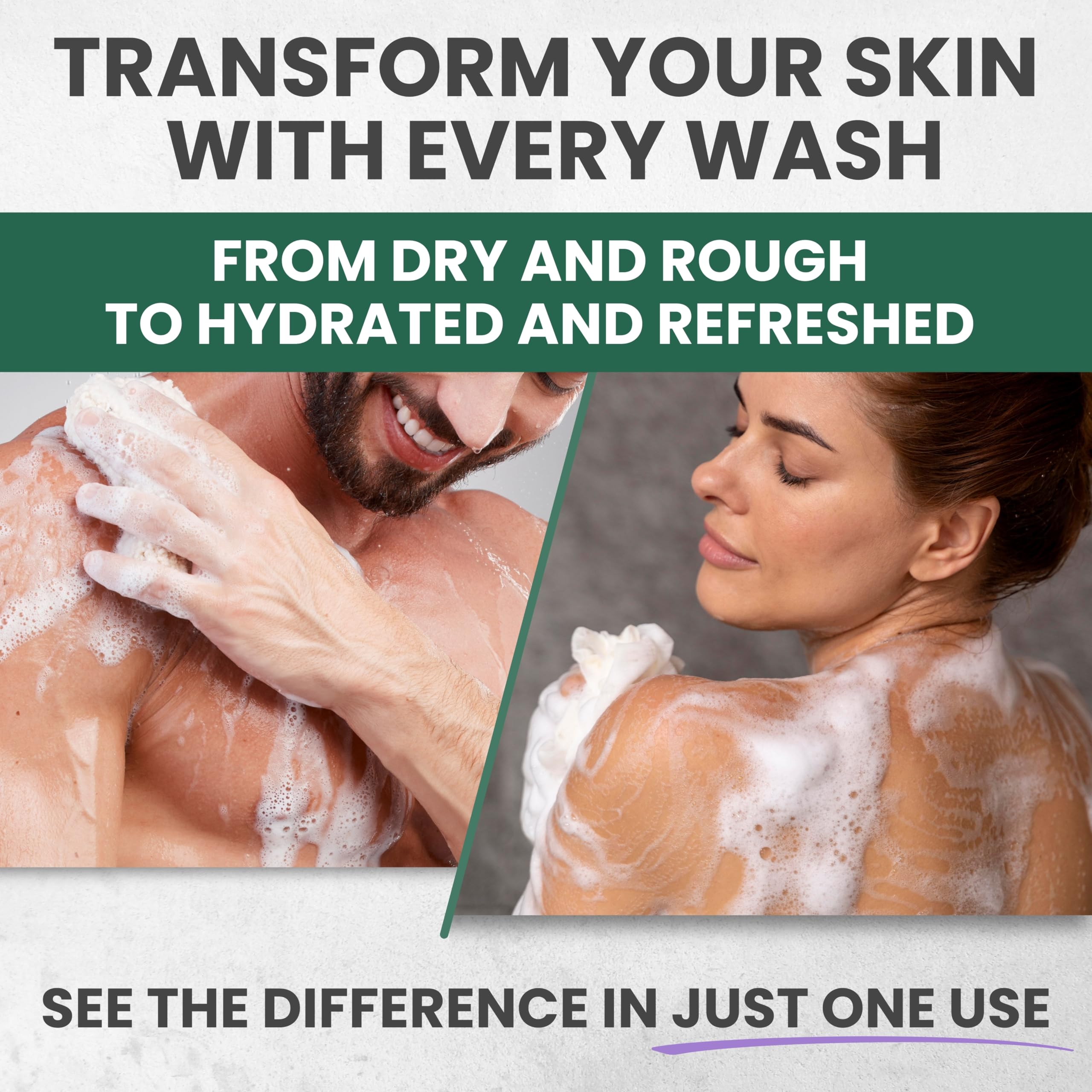 Close-up of rich lather from KESMEDIK Tea Tree Lavender Body Wash