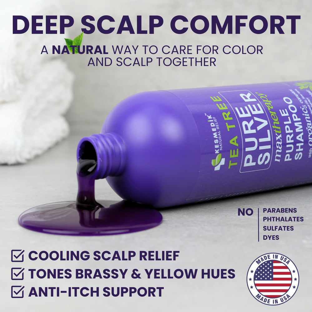 KESMEDIK sulfate-free seal emphasizes color-safe formula.