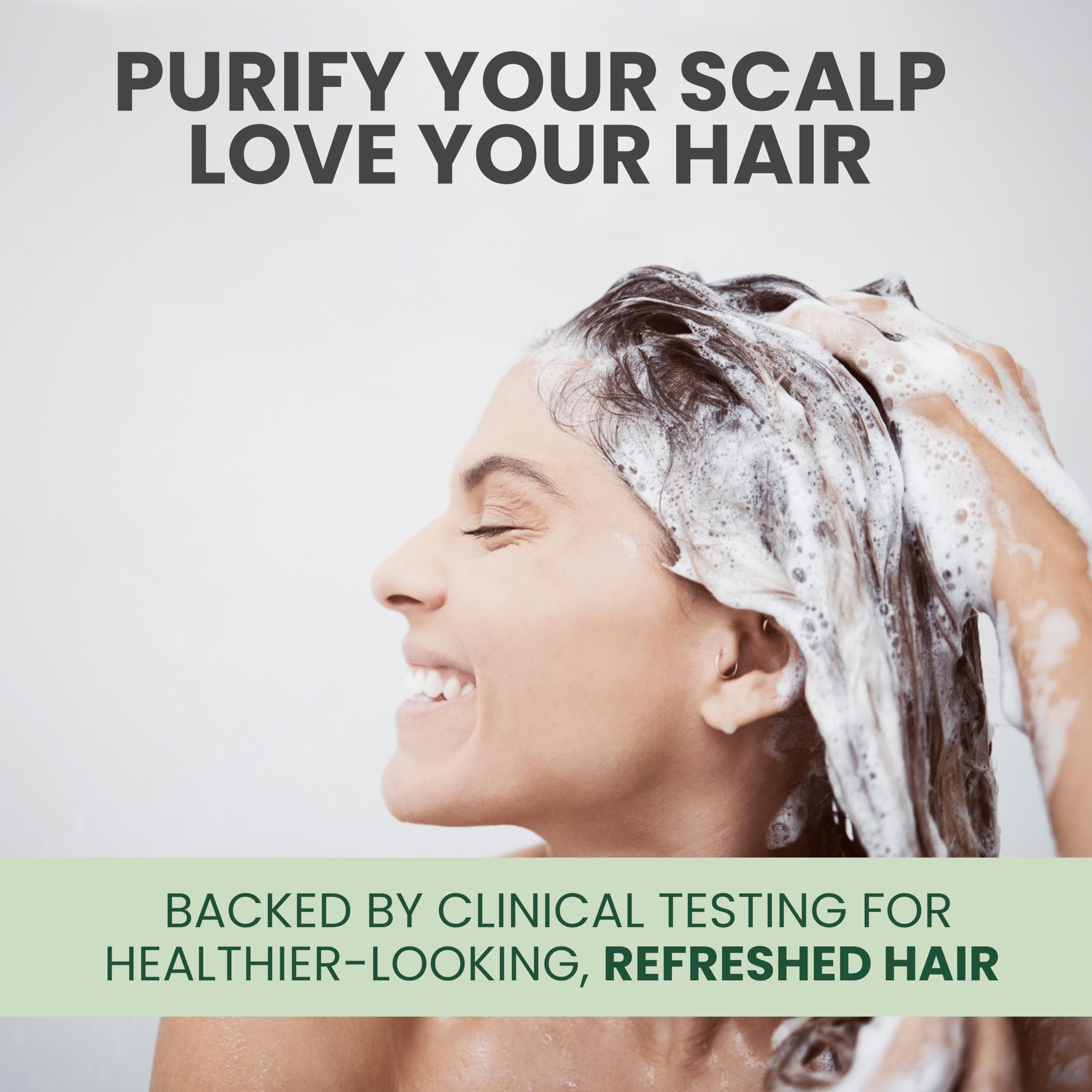 KESMEDIK Tea Tree Shampoo MaxTherapy supports oil control and buildup prevention