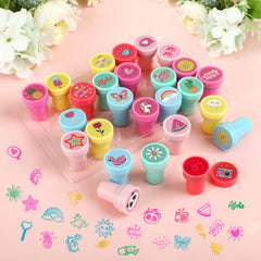 Kesote stamps with ink color matching the case for coordinated stamping