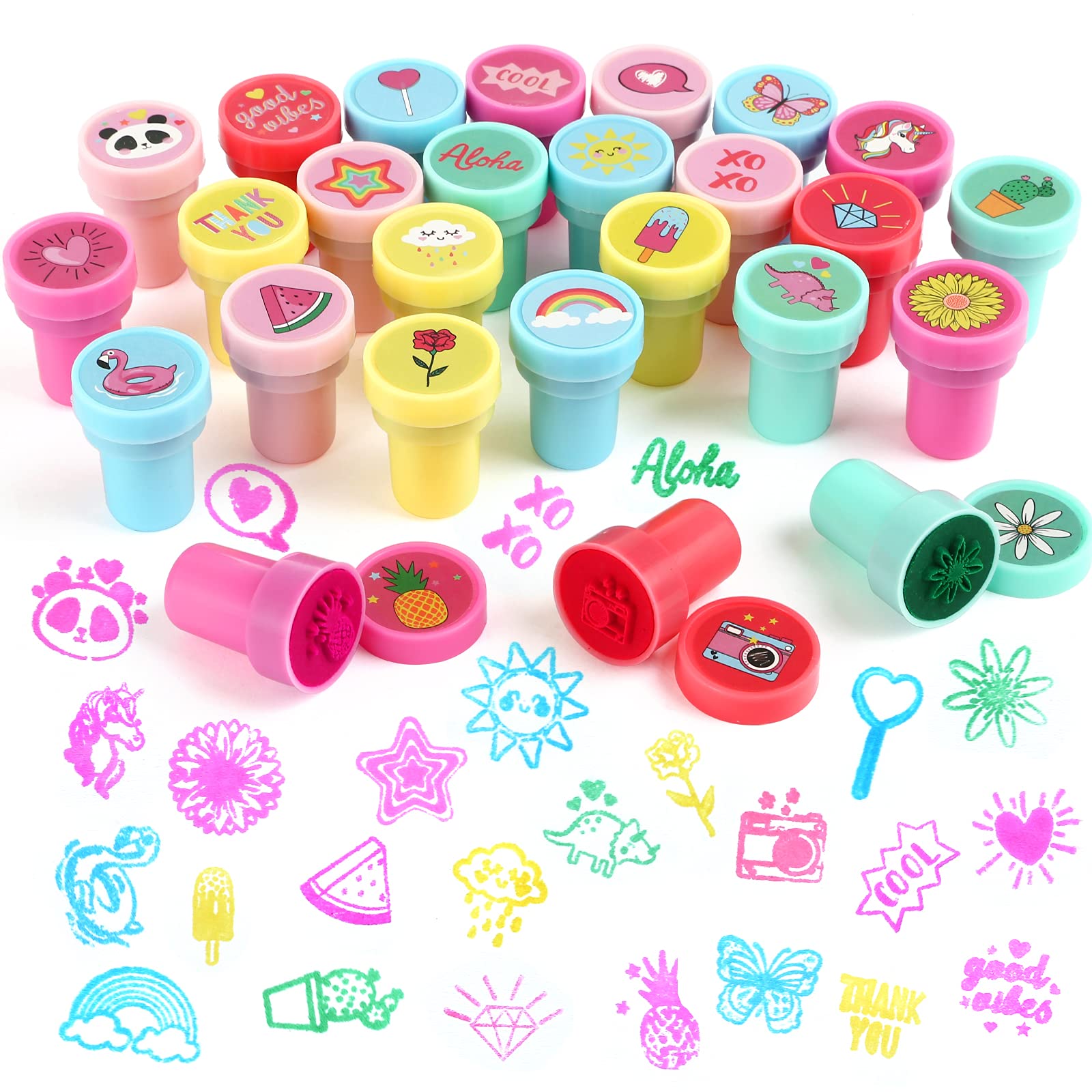 Kesote kids stamps—a 26-piece assorted set for crafts and classroom activities