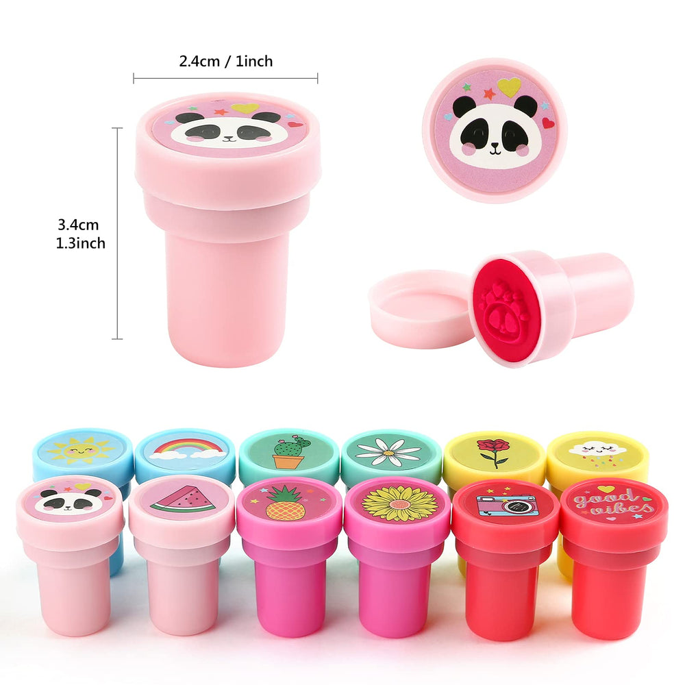 Kesote self-inking stamps for kids with easy 1-inch impressions