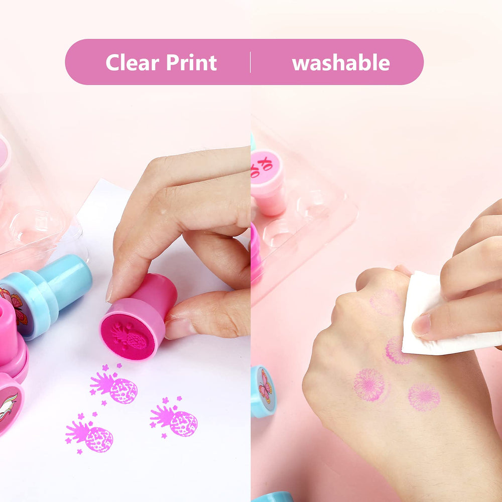 Kesote tropical-themed stamps ideal for kids' arts and crafts