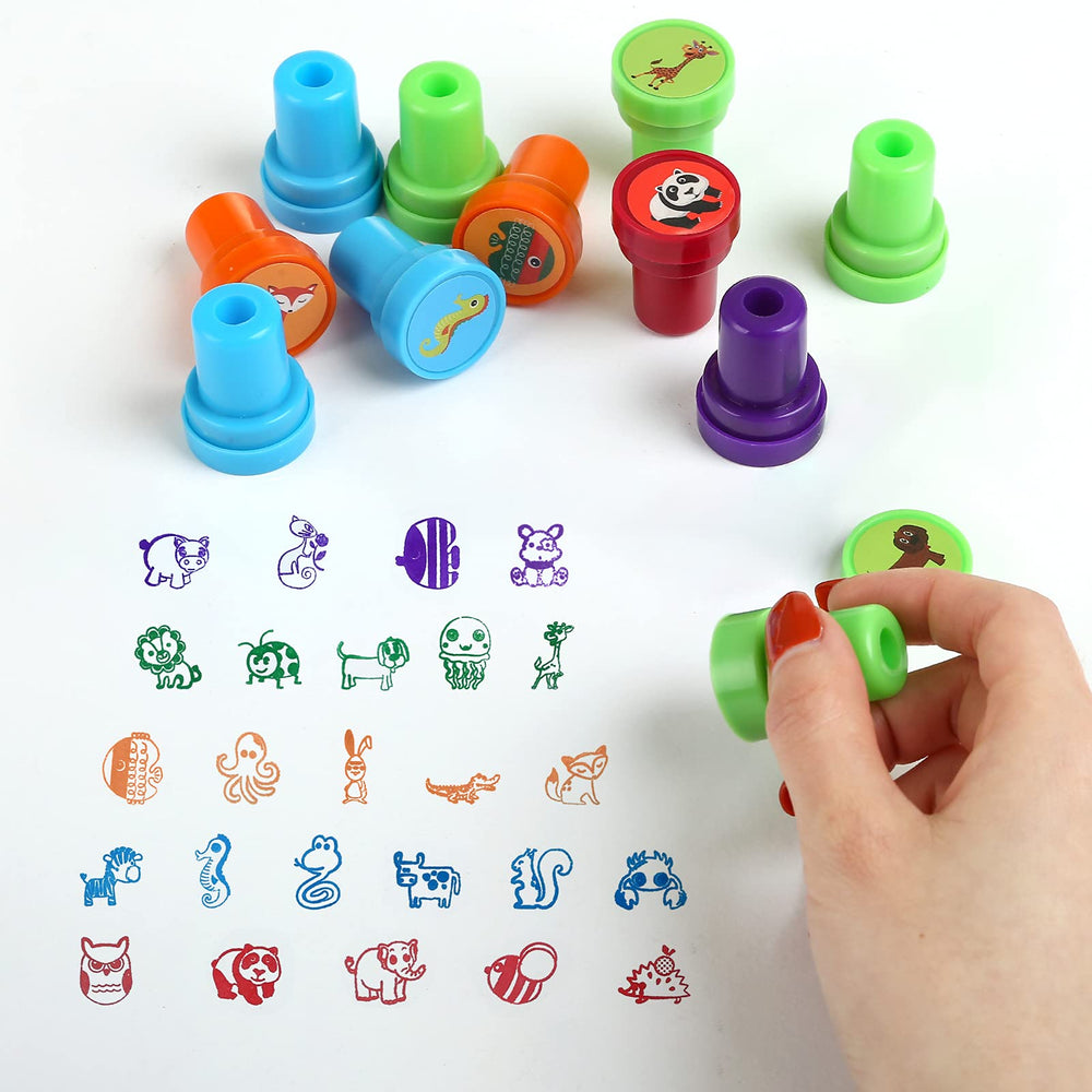 Kesoto self-inking stamps – quick, clean impressions for busy kids projects.