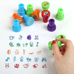 Kesoto self-inking stamps – quick, clean impressions for busy kids projects.