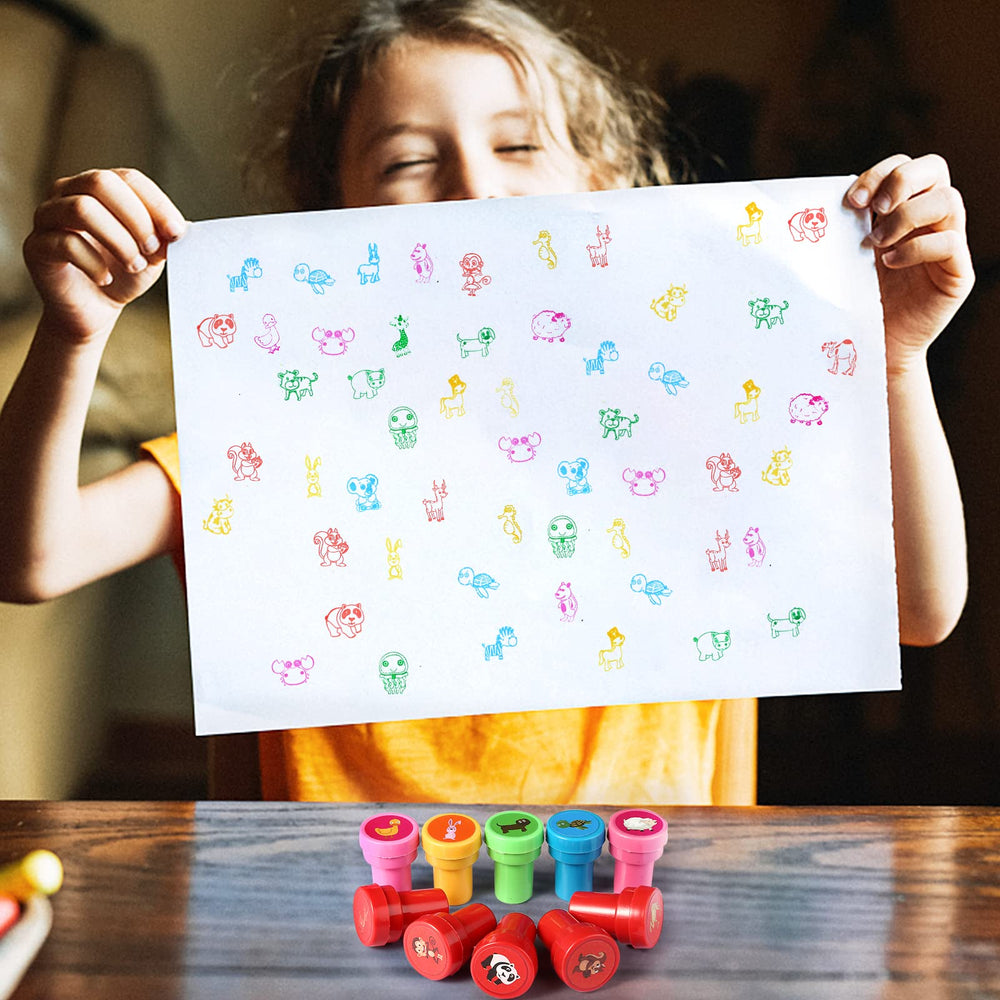 Kesoto water-based ink stamps – safe, easy cleanup for parents.