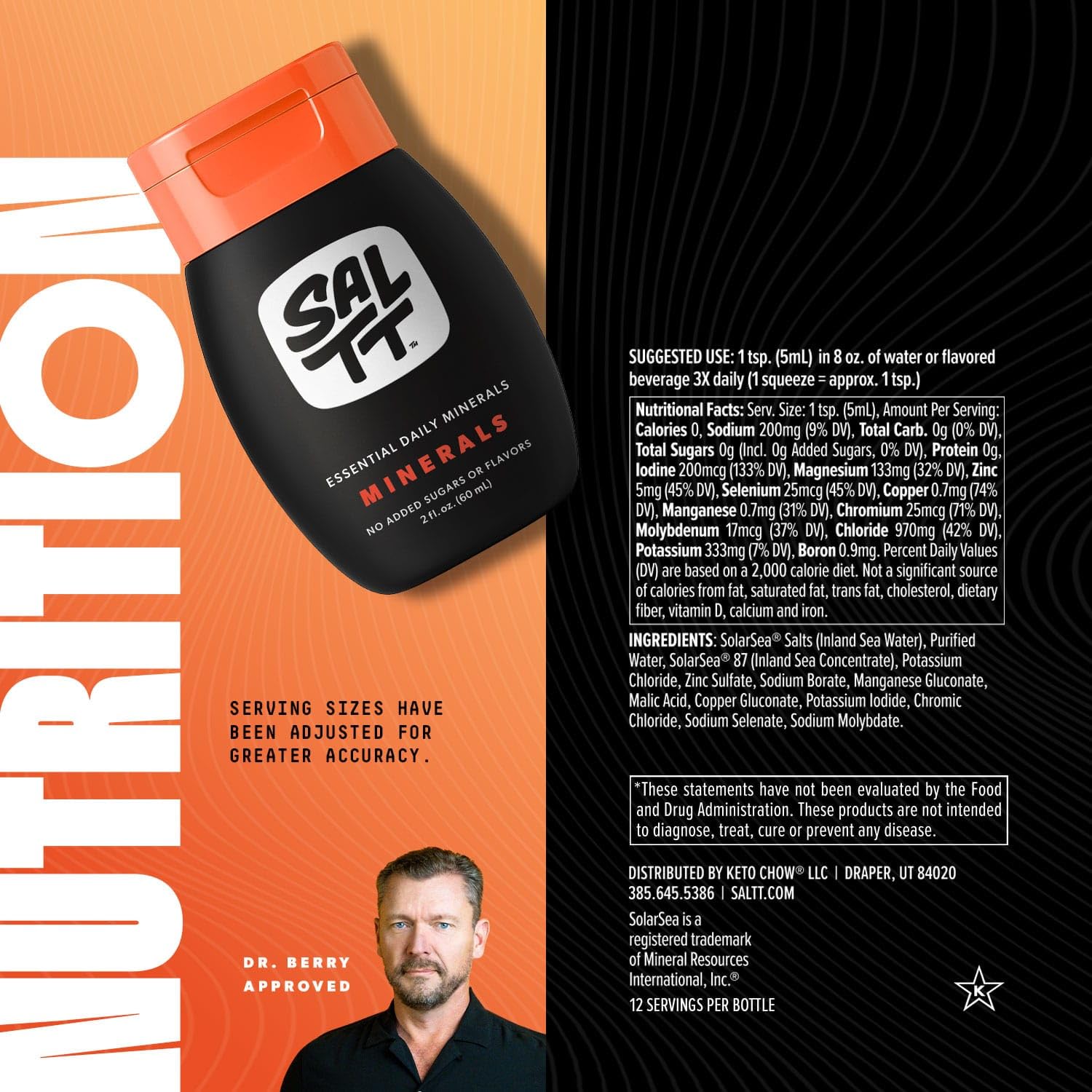 Keto Chow SALTT minerals used during a workout for balance