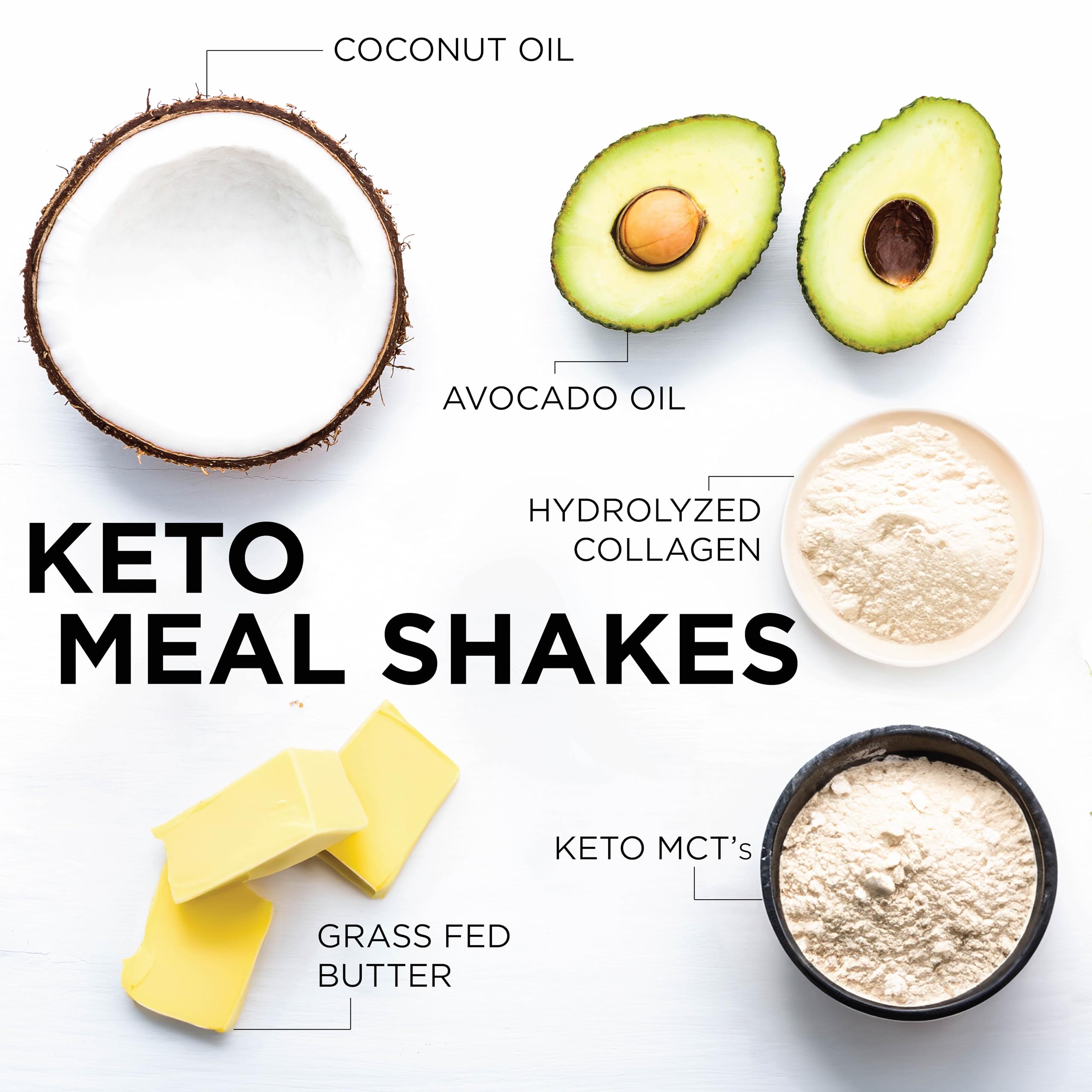 Keto Science Keto Shake Chocolate container 14 servings shown