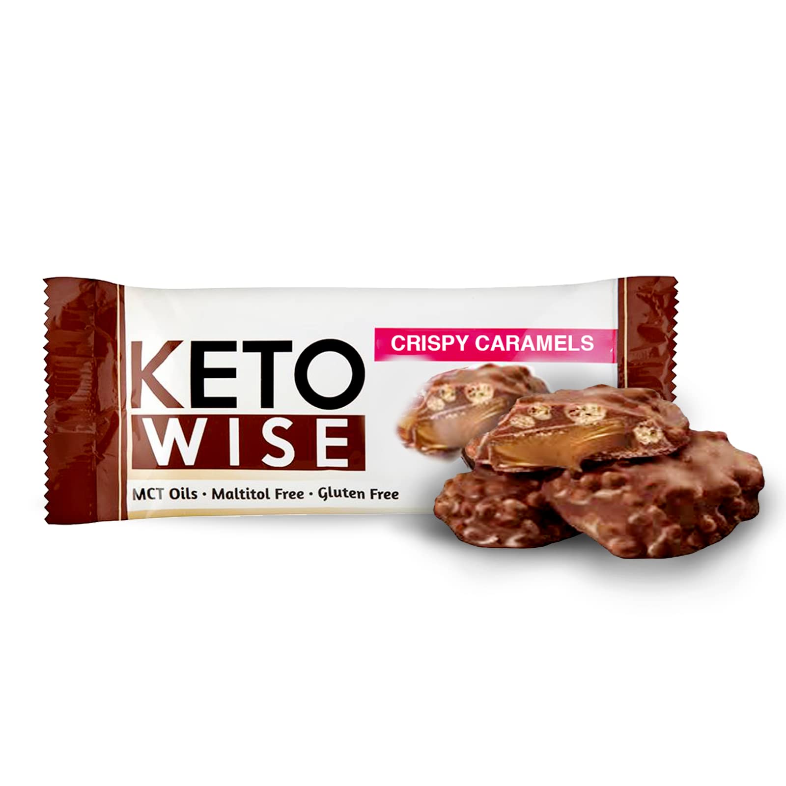 Keto Wise Fat Bombs MCT oil coating close up for keto energy