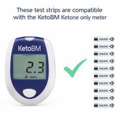 KetoBM strips showing long expiration date for reliable storage