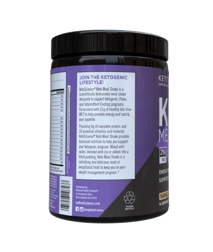 Keto Science MCT-rich vanilla shake for quick keto-friendly protein boost.