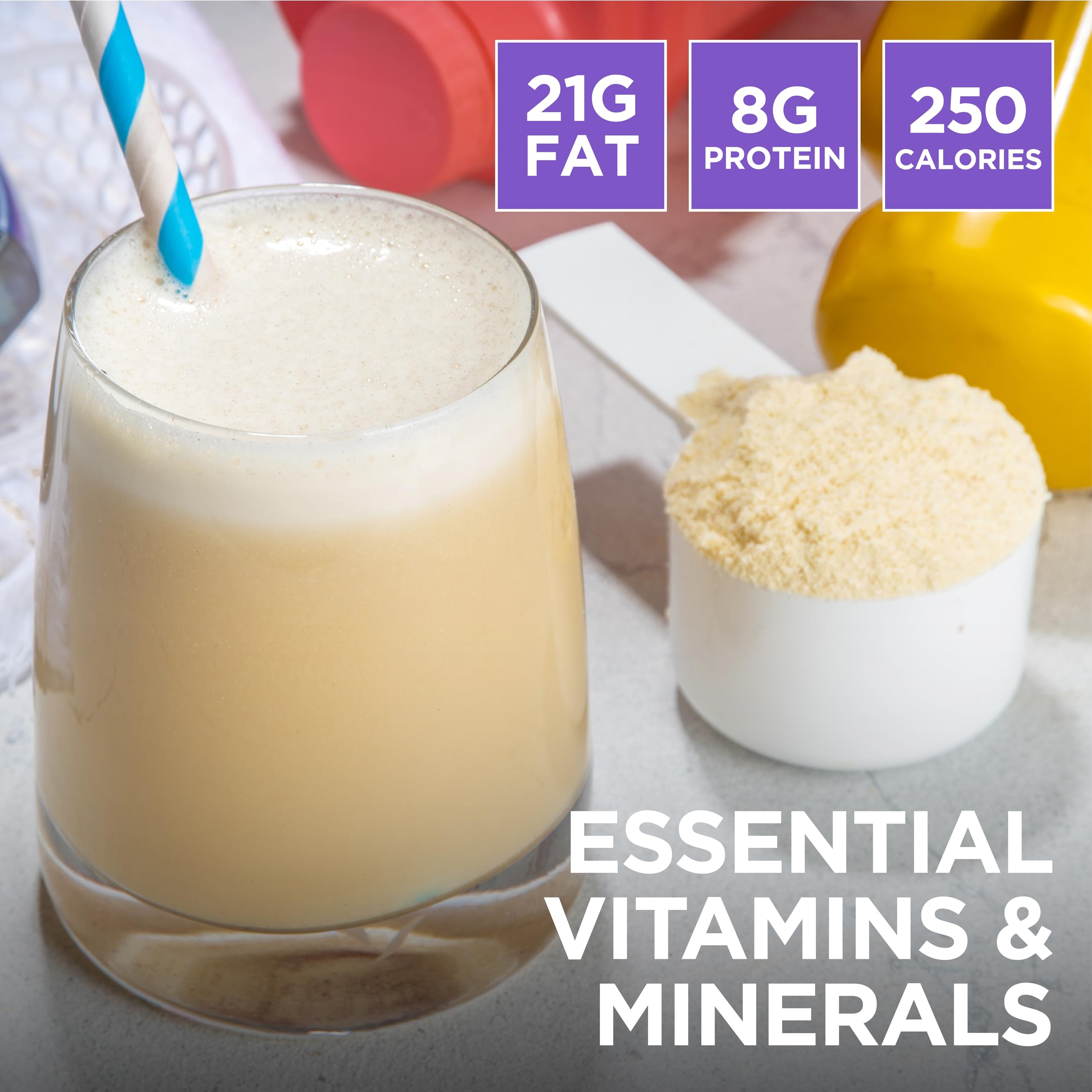 Keto Science on-the-go keto shake designed for quick, convenient nutrition.