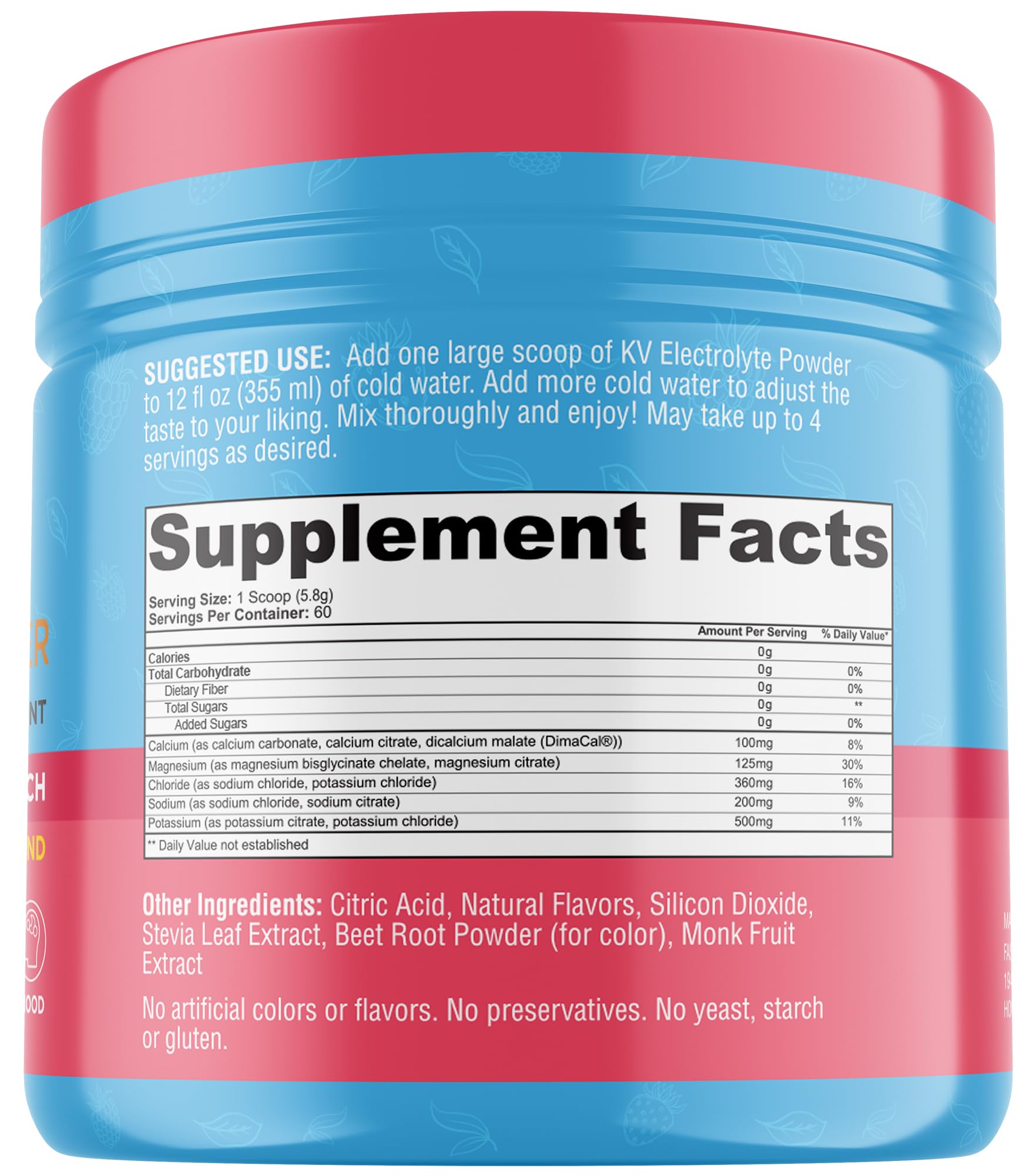 Keto Vitals Keto Electrolytes Powder lineup showing keto-friendly refreshment options.