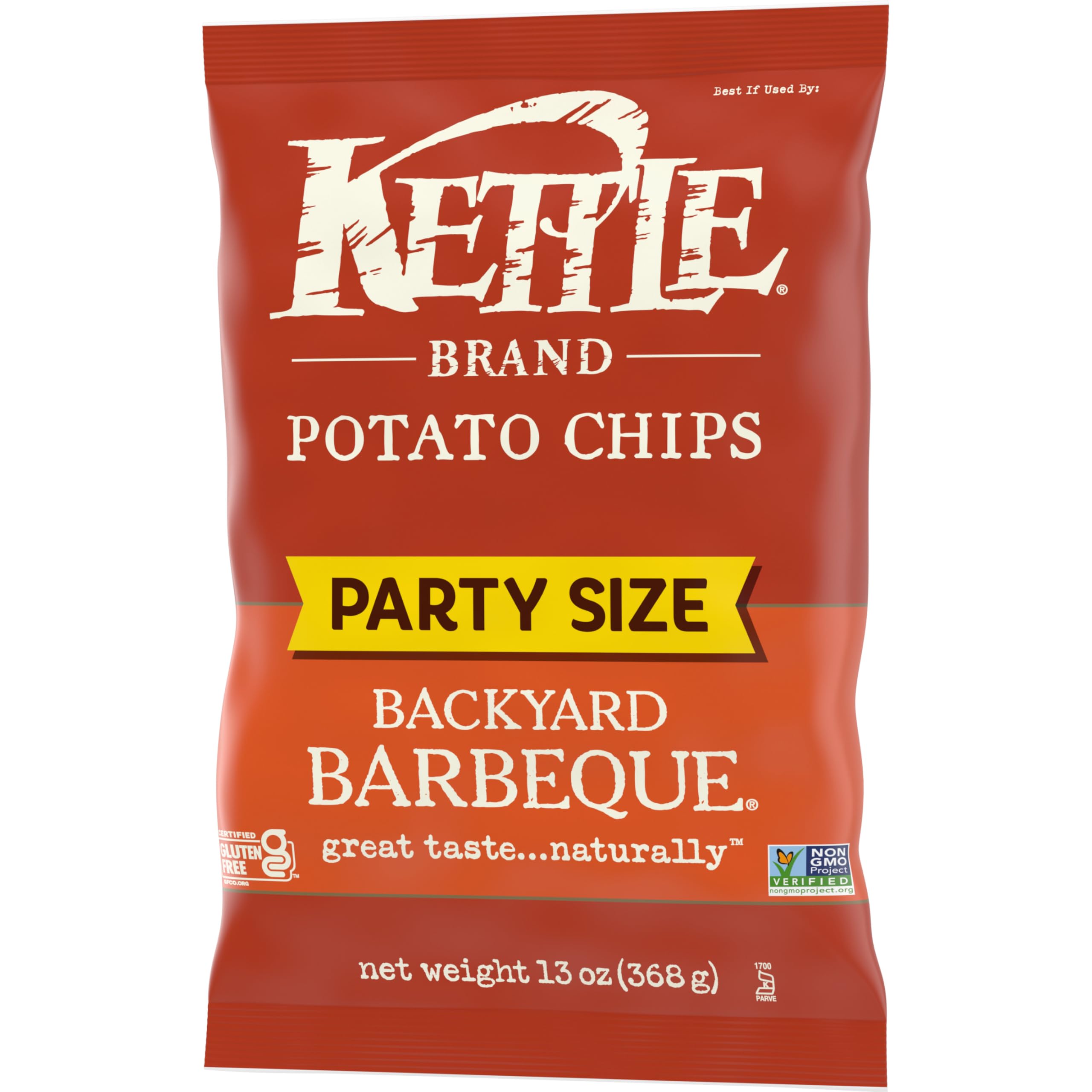 Kettle Brand chip crisp spill close-up showing texture and crunch