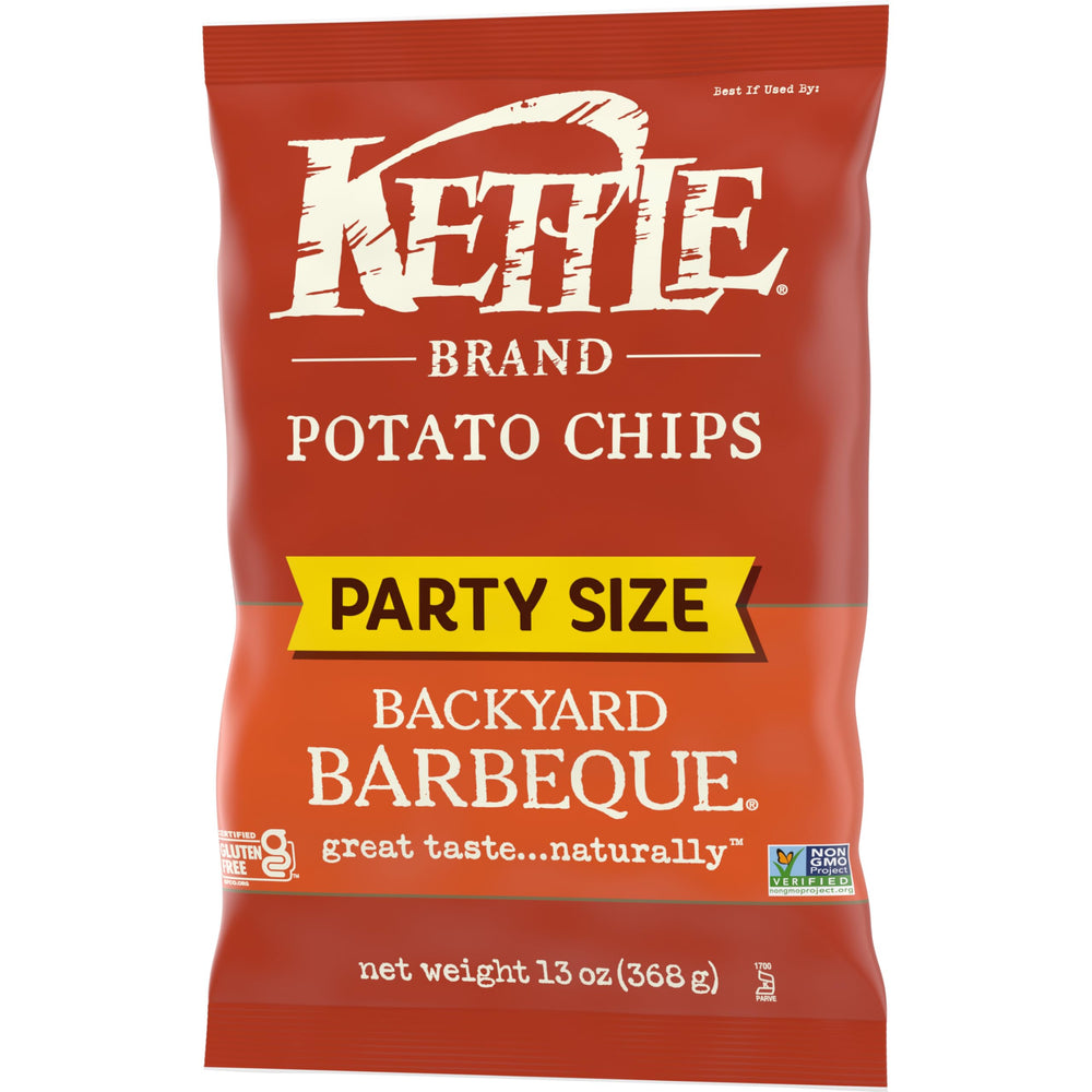 Kettle Brand chip crisp spill close-up showing texture and crunch